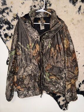 Remington Realtree Camo Raincoat Jacket - Brown/Green